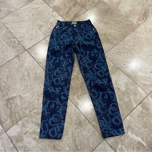 Fiorucci Blue Monogram Pants